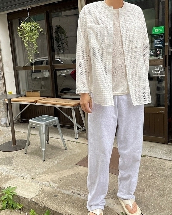 Chic Loose Design Cardigan Shirt