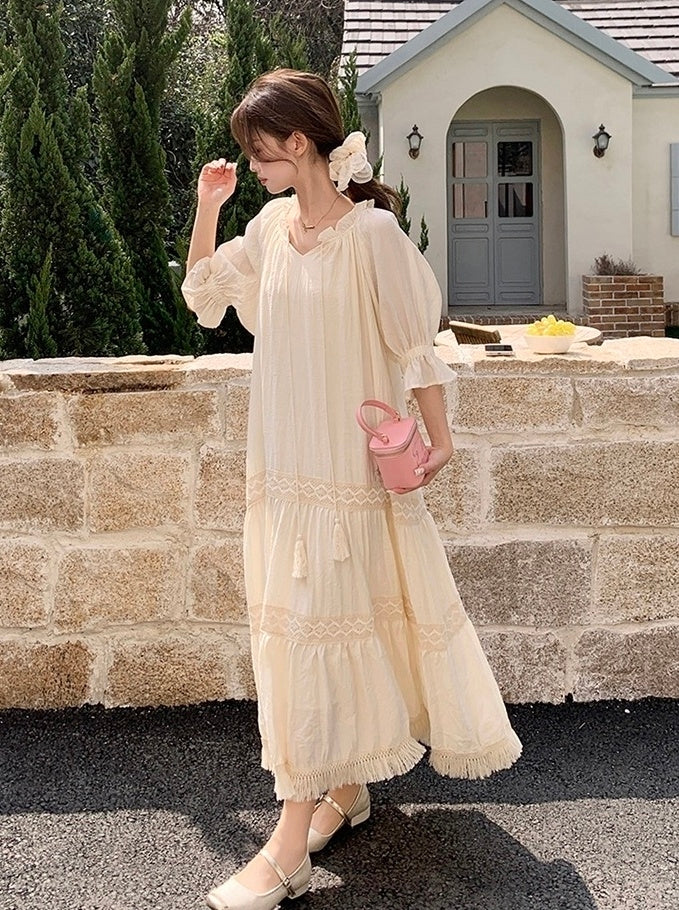 Chic Romantic French Style Summer Dress