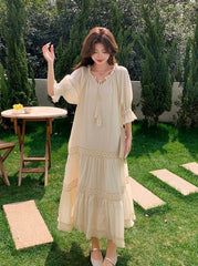 Chic Romantic French Style Summer Dress