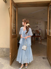 Chic Stylish Relaxed Shirt And Skirt Set