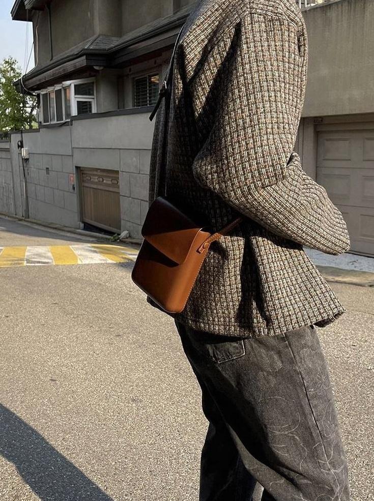 Chic Weave Plaid Jacket