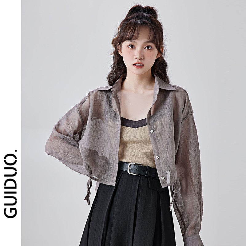 Chiffon Summer Sheer Cardigan Jacket