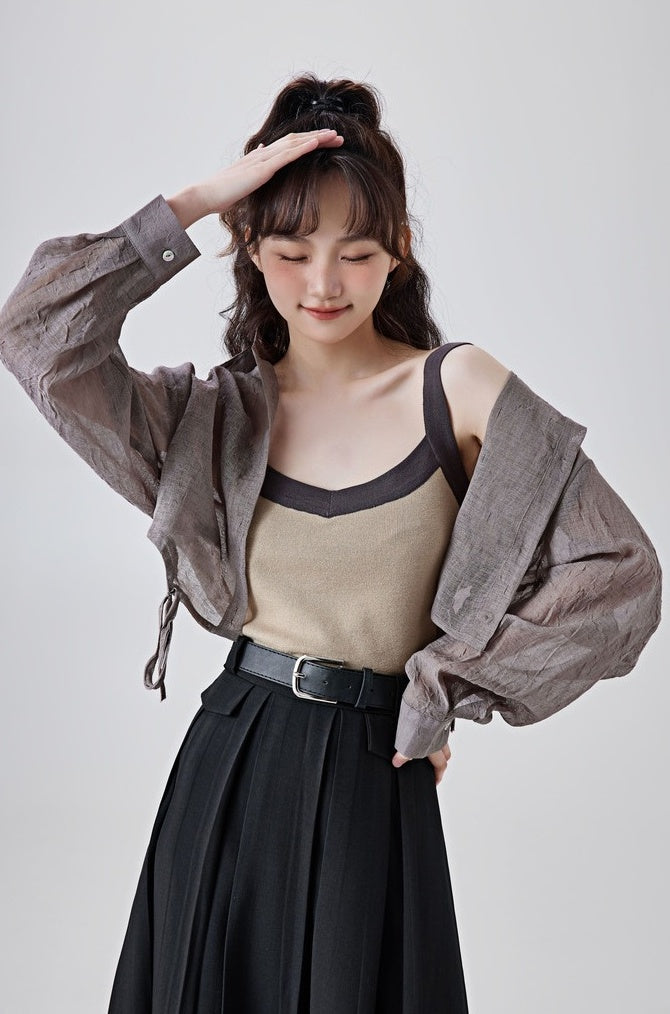 Chiffon Summer Sheer Cardigan Jacket