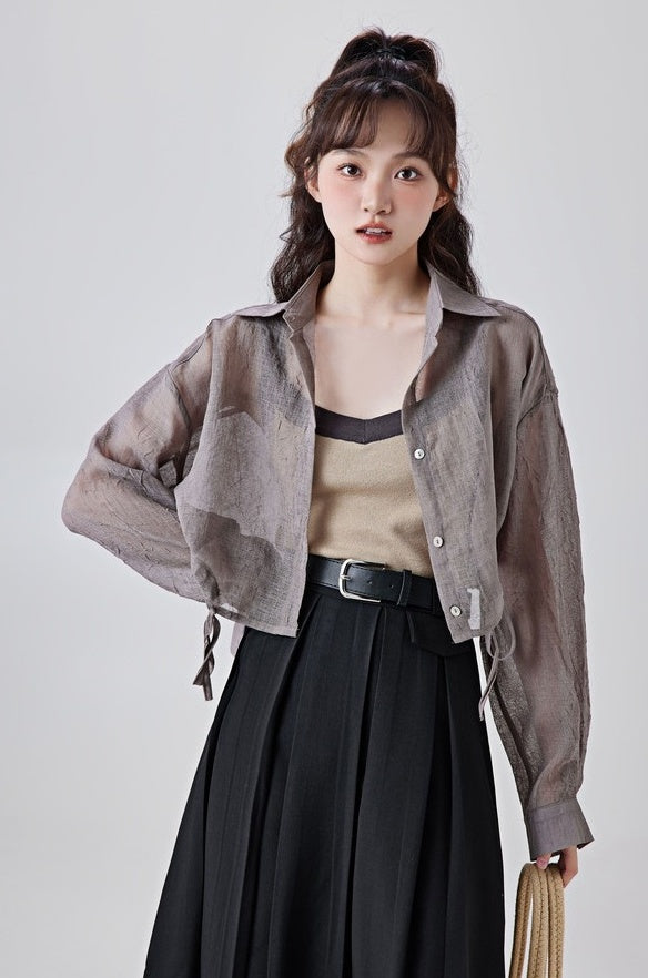 Chiffon Summer Sheer Cardigan Jacket