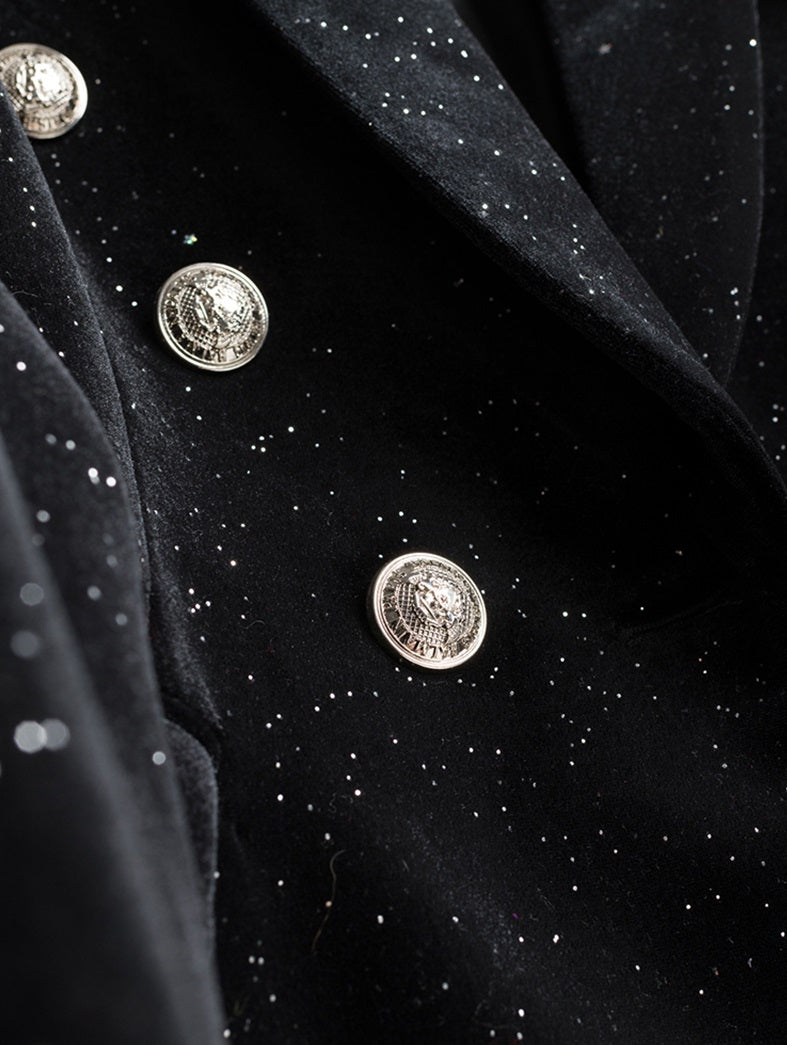 Black Stardust Suit Jacket