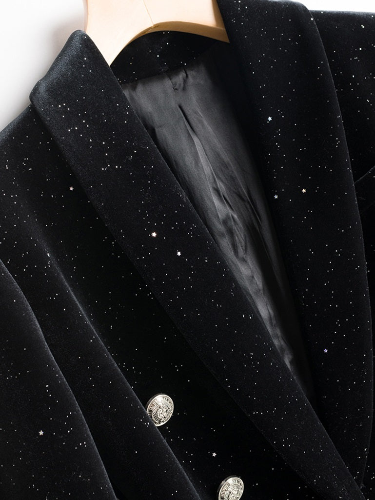 Black Stardust Suit Jacket