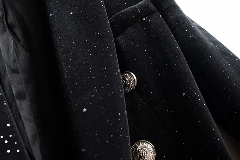 Black Stardust Suit Jacket