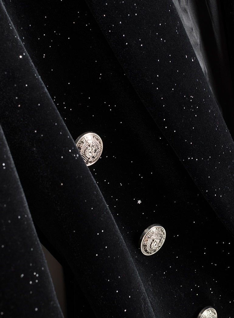 Black Stardust Suit Jacket