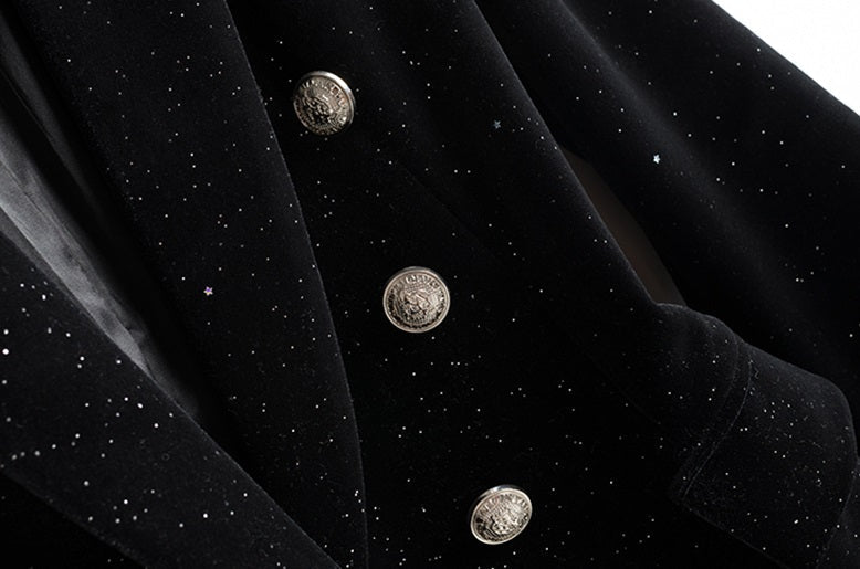 Black Stardust Suit Jacket