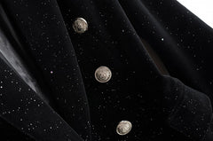 Black Stardust Suit Jacket