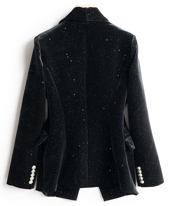 Black Stardust Suit Jacket