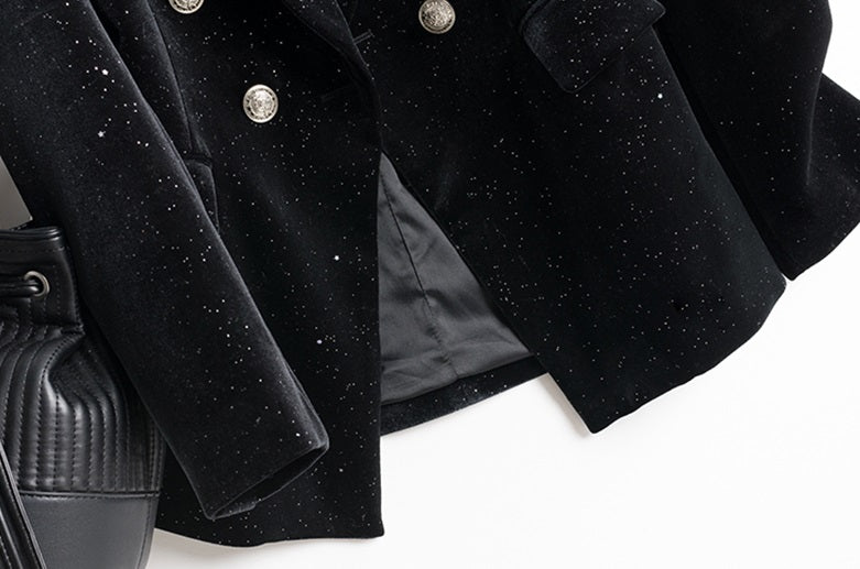 Black Stardust Suit Jacket
