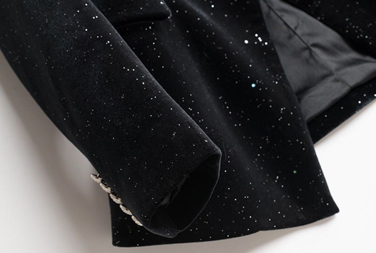 Black Stardust Suit Jacket