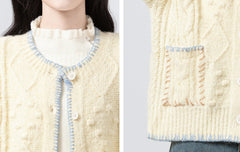 Chunky Knit Cable Cardigan Sweater