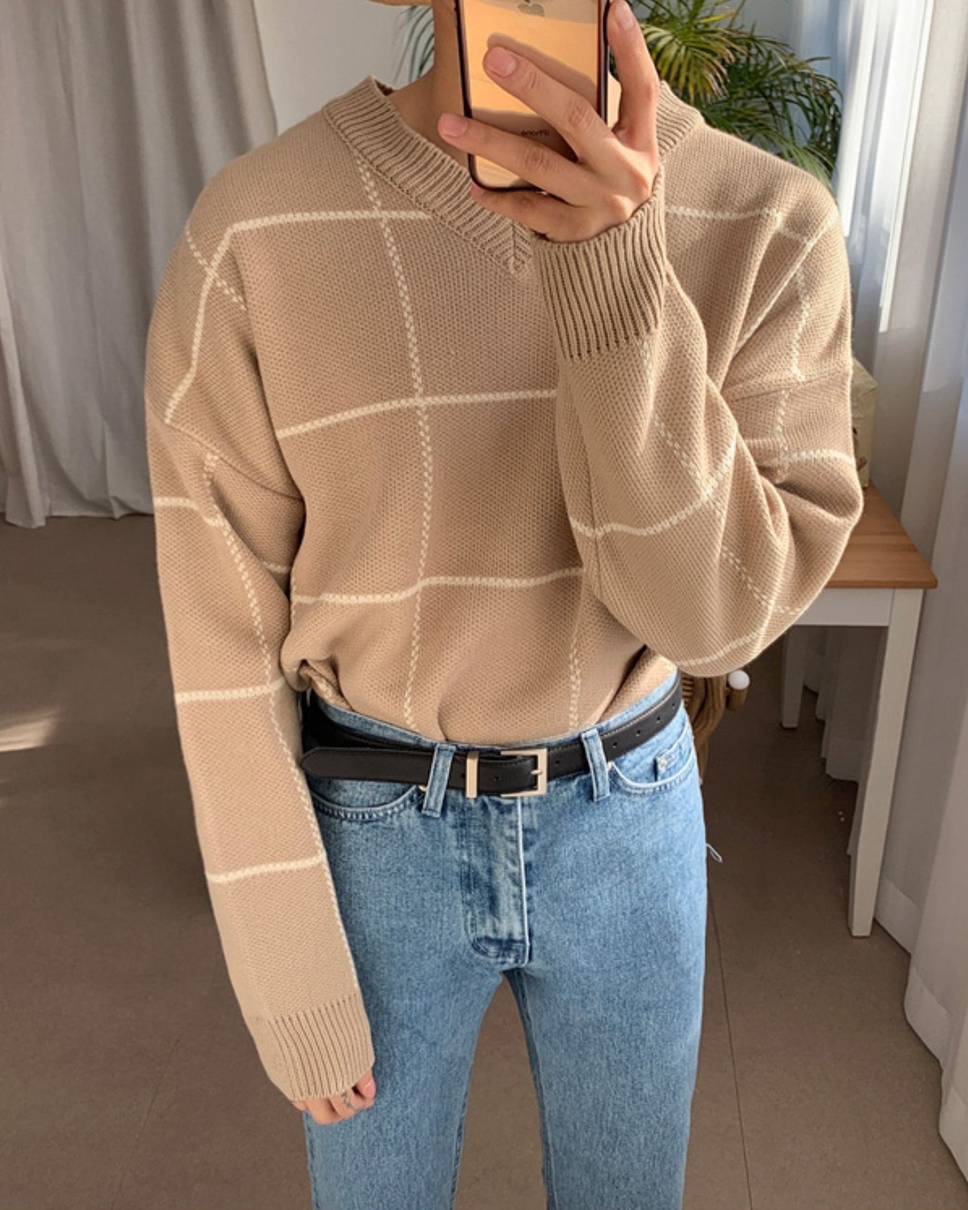 Classic Black Casual Fashion Belt For Jeans