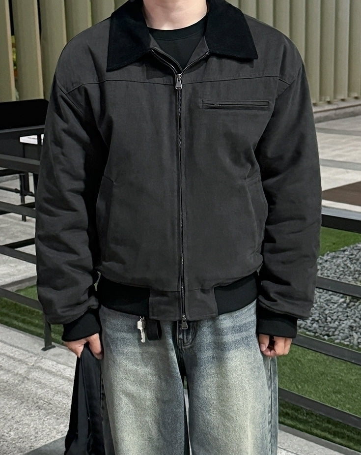 Classic Casual Short Collar Jacket For Everyday Style