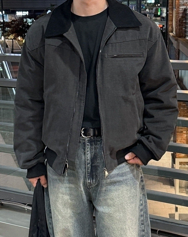 Classic Casual Short Collar Jacket For Everyday Style