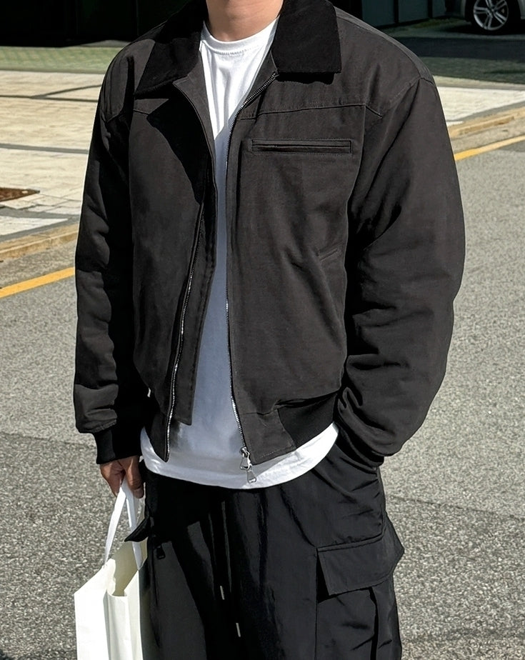 Classic Casual Short Collar Jacket For Everyday Style