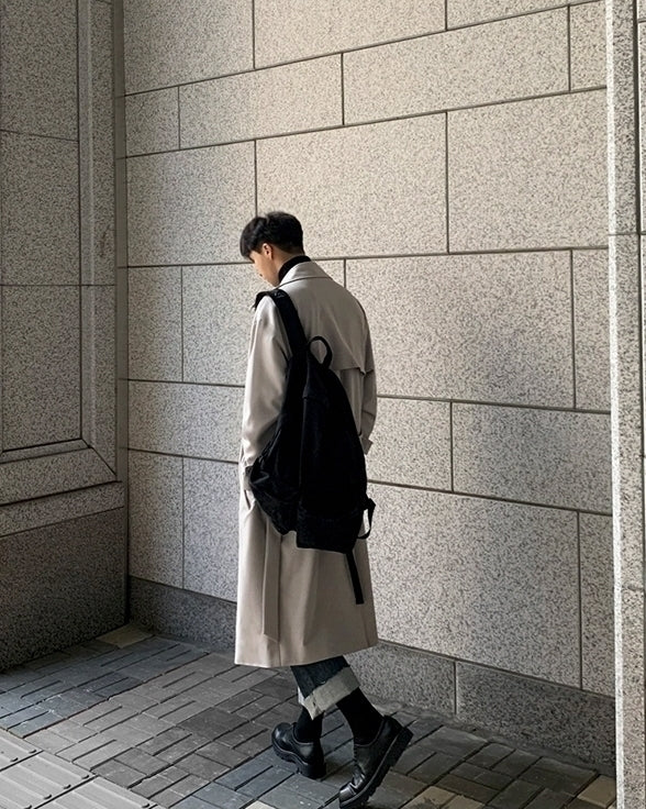 Classic Casual Single Breasted Trench Coat