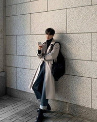 Classic Casual Single Breasted Trench Coat
