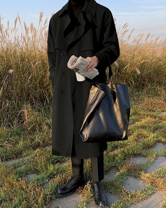 Classic Casual Single Breasted Trench Coat