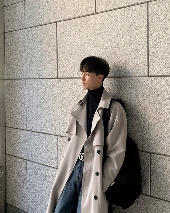 Classic Casual Single Breasted Trench Coat