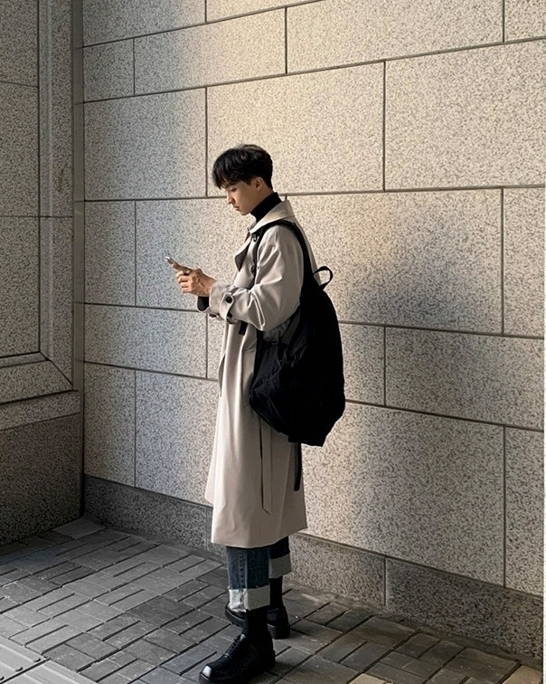 Classic Casual Single Breasted Trench Coat