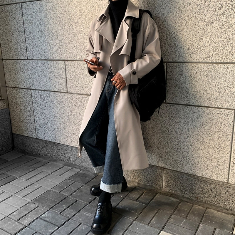 Classic Casual Single Breasted Trench Coat