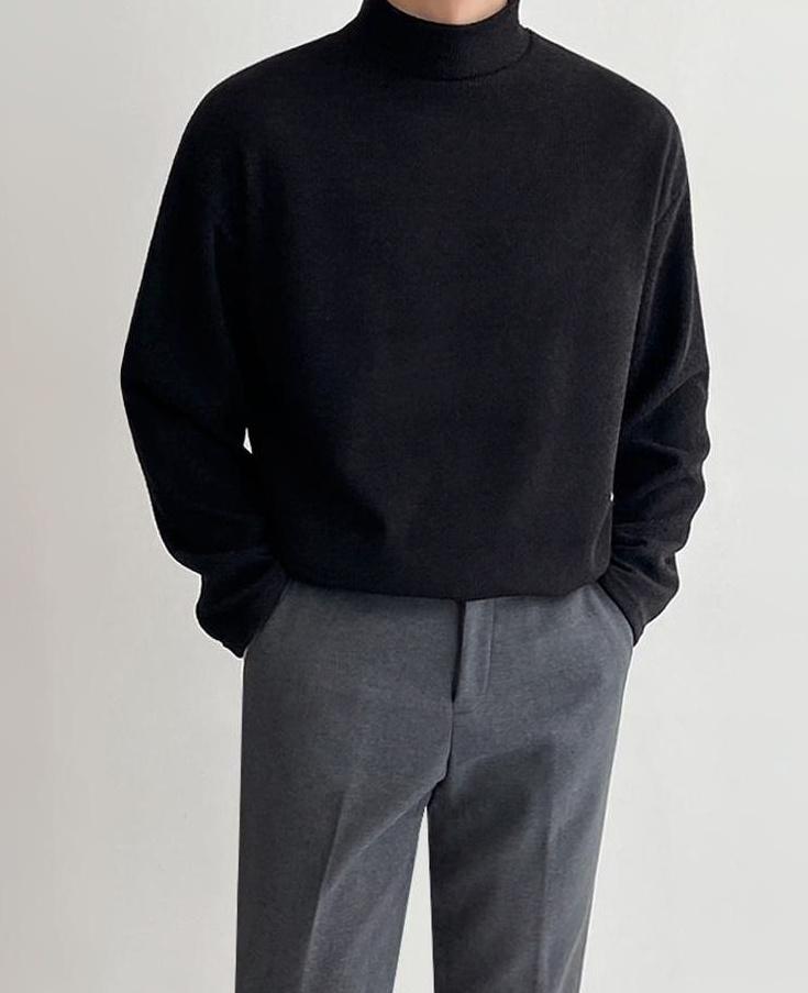 Classic Turtleneck Long Sleeve Shirt