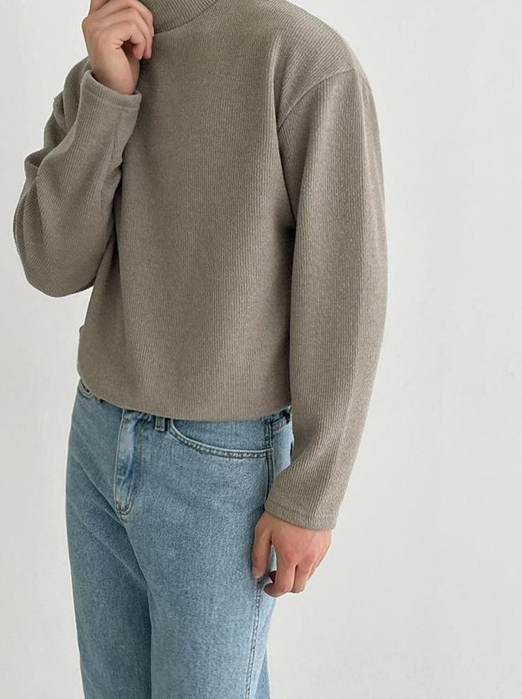Classic Turtleneck Long Sleeve Shirt