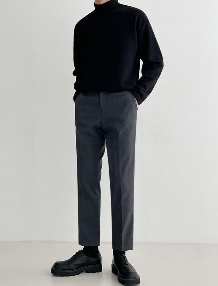 Classic Turtleneck Long Sleeve Shirt