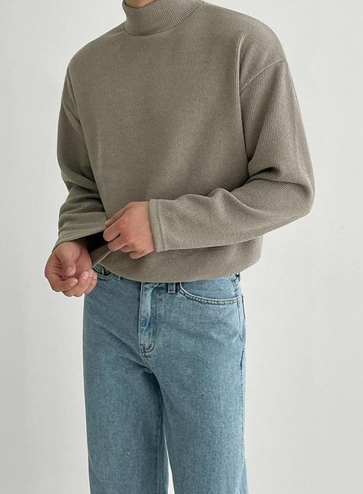 Classic Turtleneck Long Sleeve Shirt