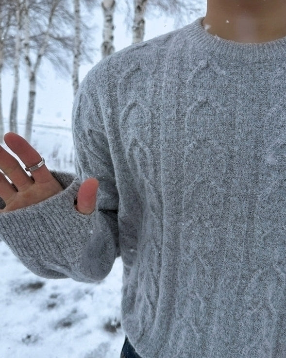 Winter Knit Pullover Sweater