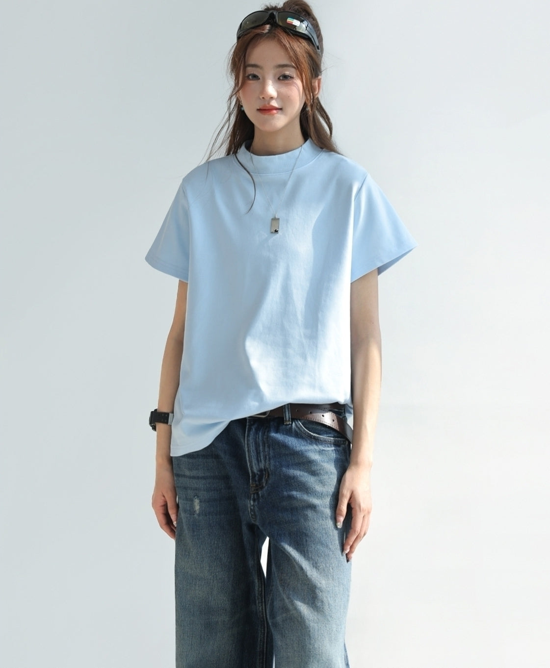 Classic Crew Neck Relaxed Fit Summer T Shirt