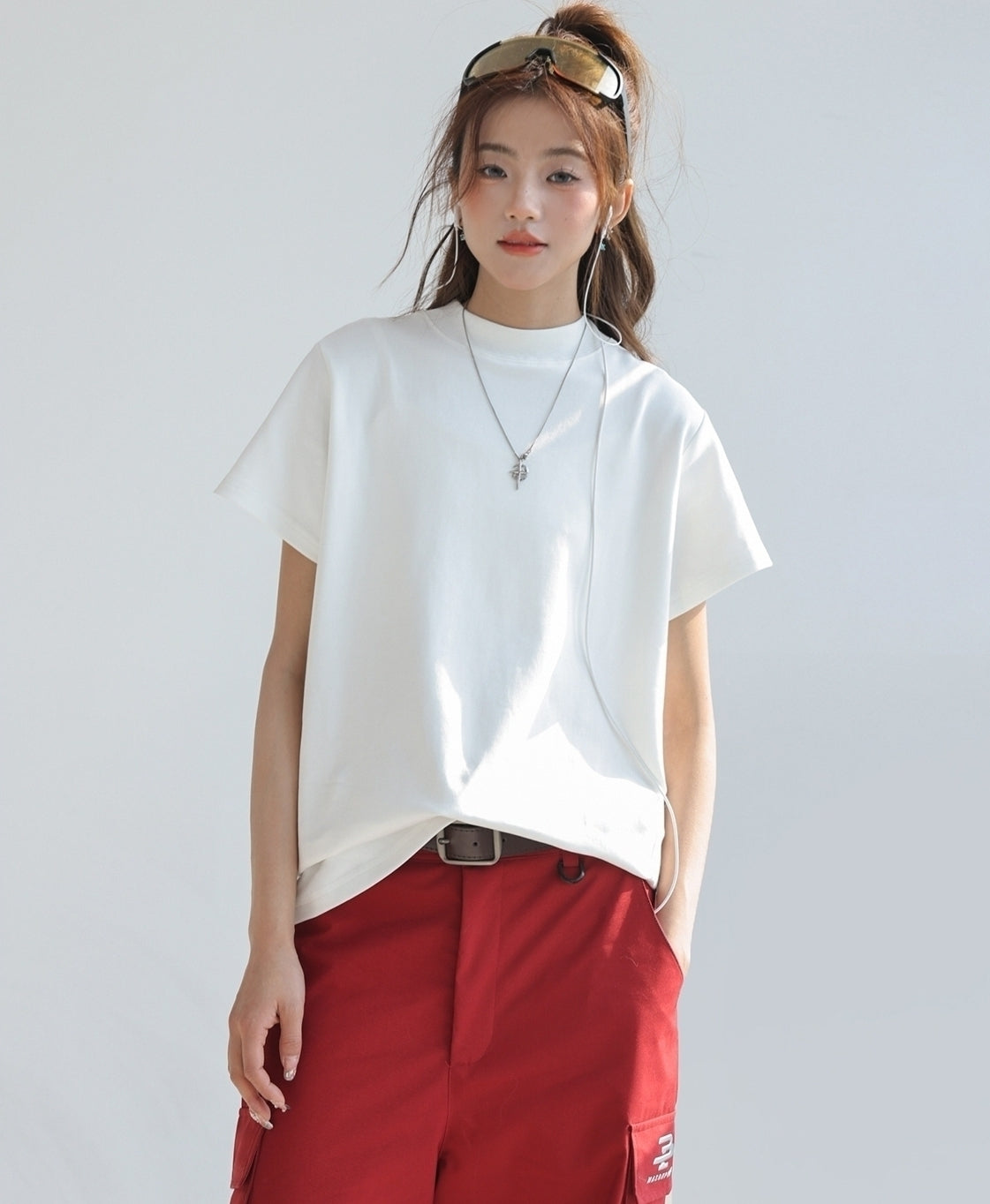Classic Crew Neck Relaxed Fit Summer T Shirt