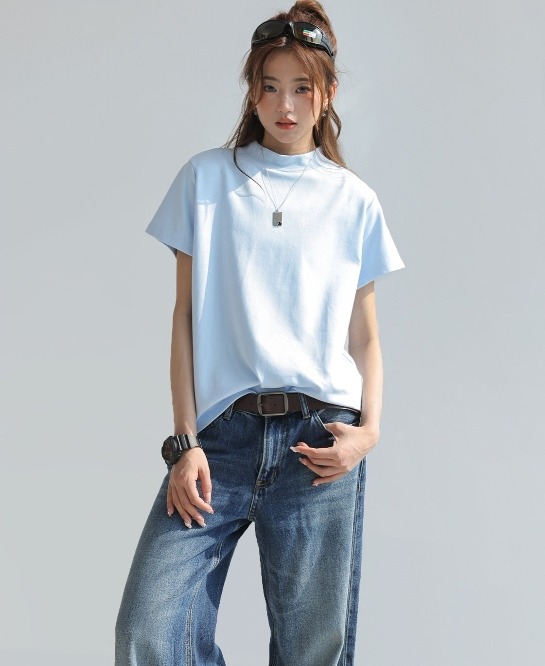 Classic Crew Neck Relaxed Fit Summer T Shirt