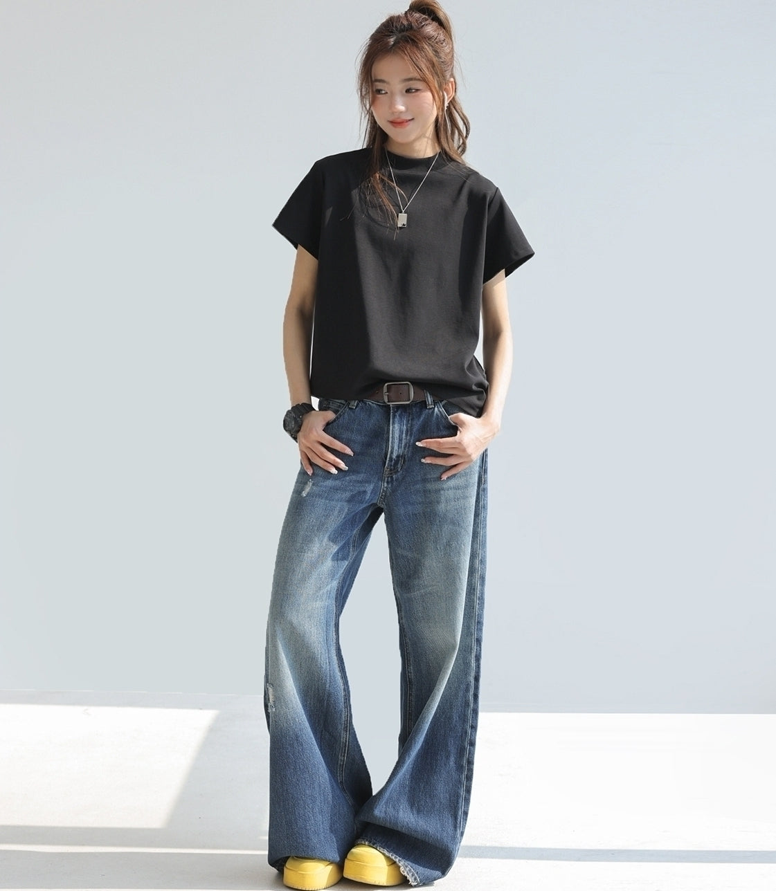 Classic Crew Neck Relaxed Fit Summer T Shirt