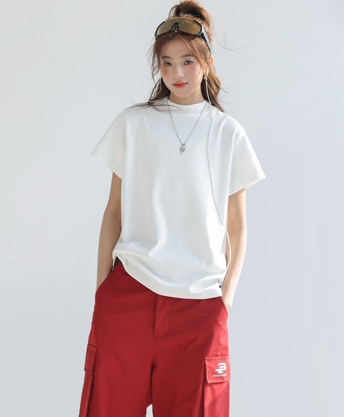 Classic Crew Neck Relaxed Fit Summer T Shirt