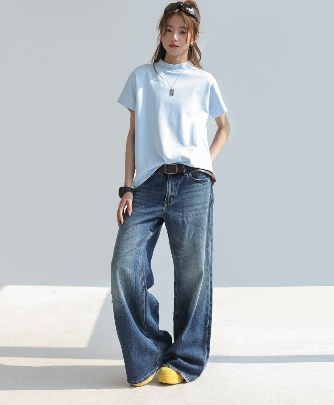 Classic Crew Neck Relaxed Fit Summer T Shirt