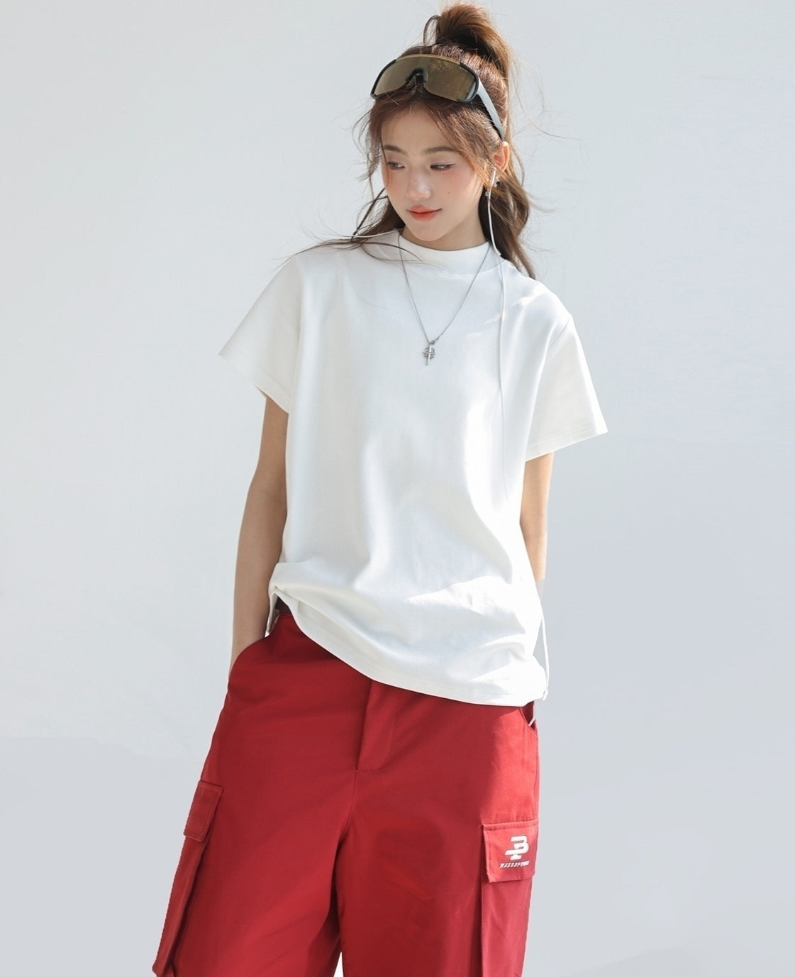 Classic Crew Neck Relaxed Fit Summer T Shirt