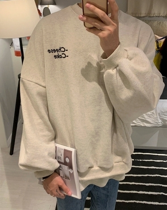 Classic Crewneck Pullover Sweatshirt Casual Loose Fit