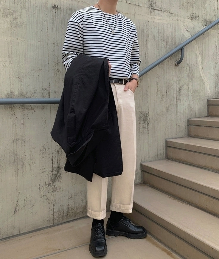 Classic Double Breasted Long Trench Coat