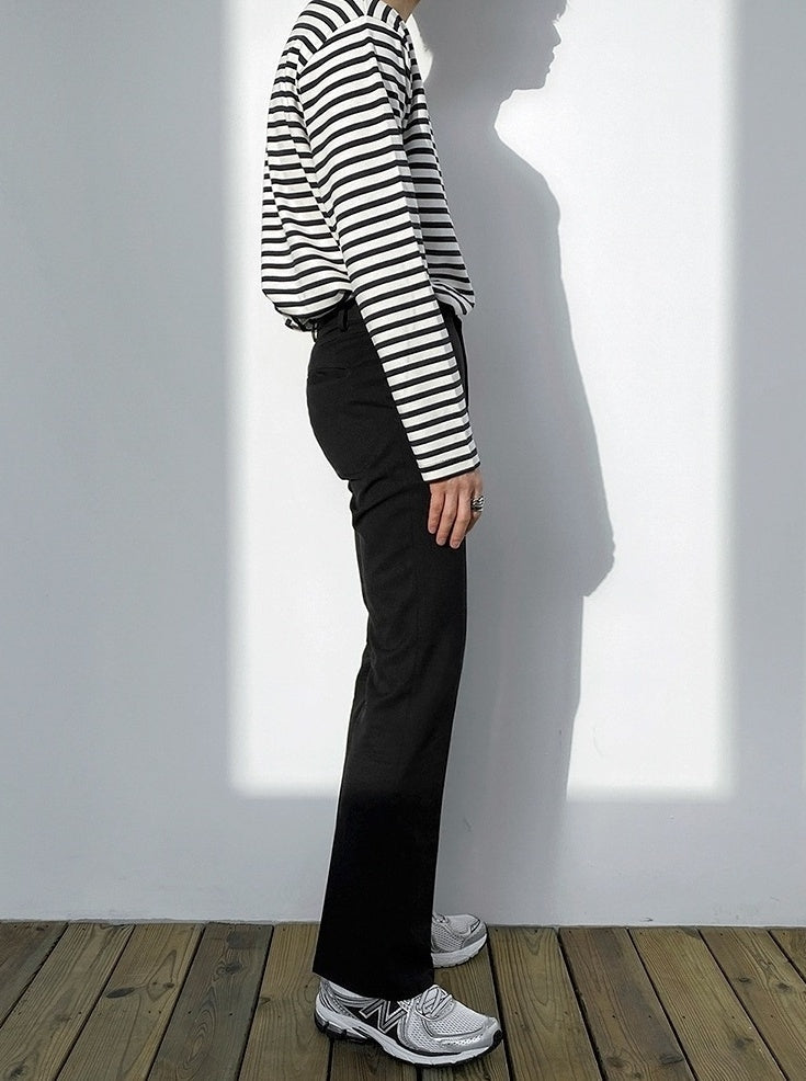 Classic Flare Casual Trousers