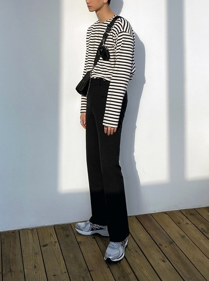 Classic Flare Casual Trousers