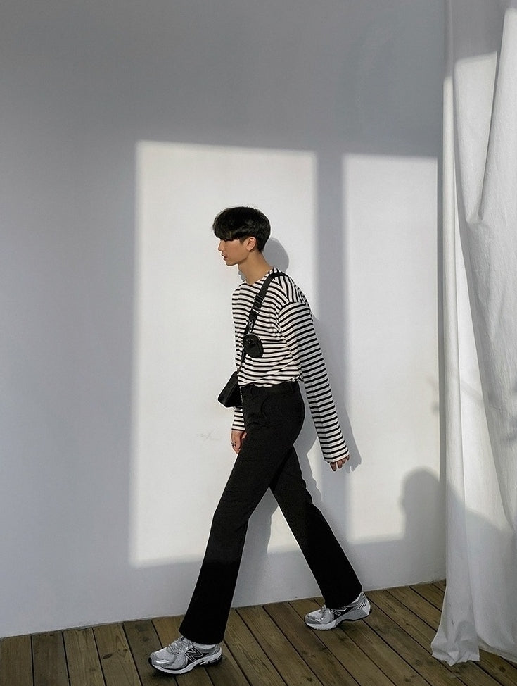 Classic Flare Casual Trousers