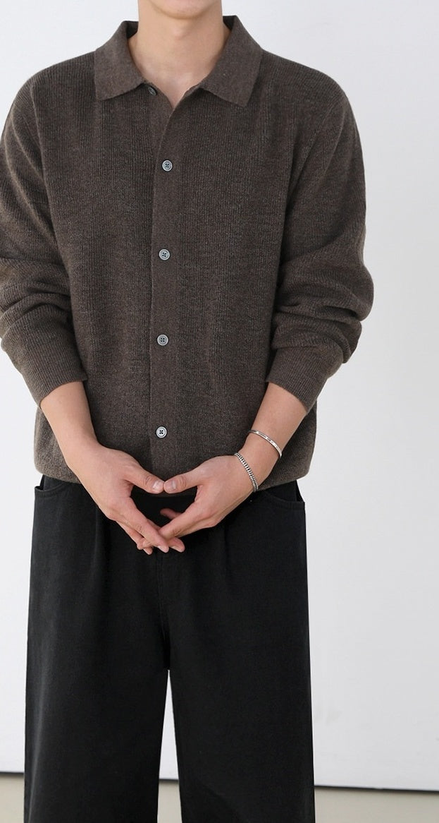 Classic Knit Cardigan Sweater