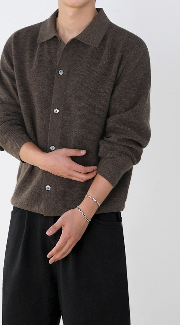 Classic Knit Cardigan Sweater