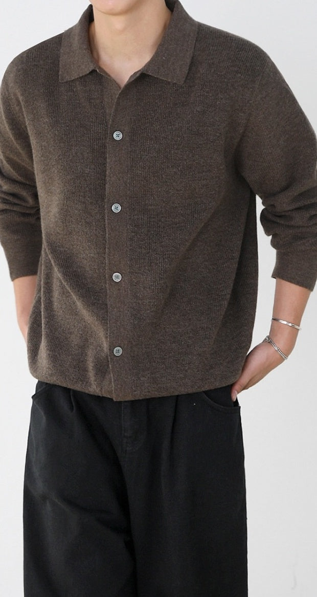 Classic Knit Cardigan Sweater