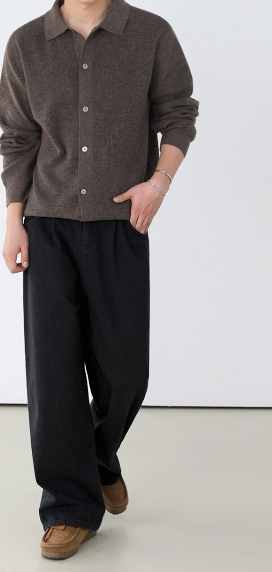 Classic Knit Cardigan Sweater