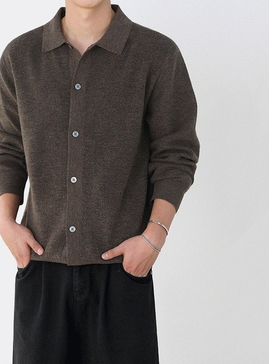 Classic Knit Cardigan Sweater